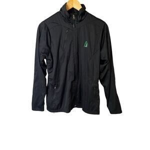Antigua Women's Black Long Sleeve Full Zip‎ Jacket Size L With Zip Pockets